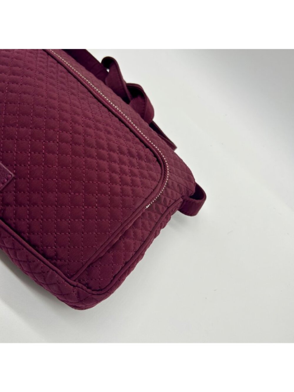 Vera Bradley Burgundy Fabric Crossbody Bag - Picture 6 of 11